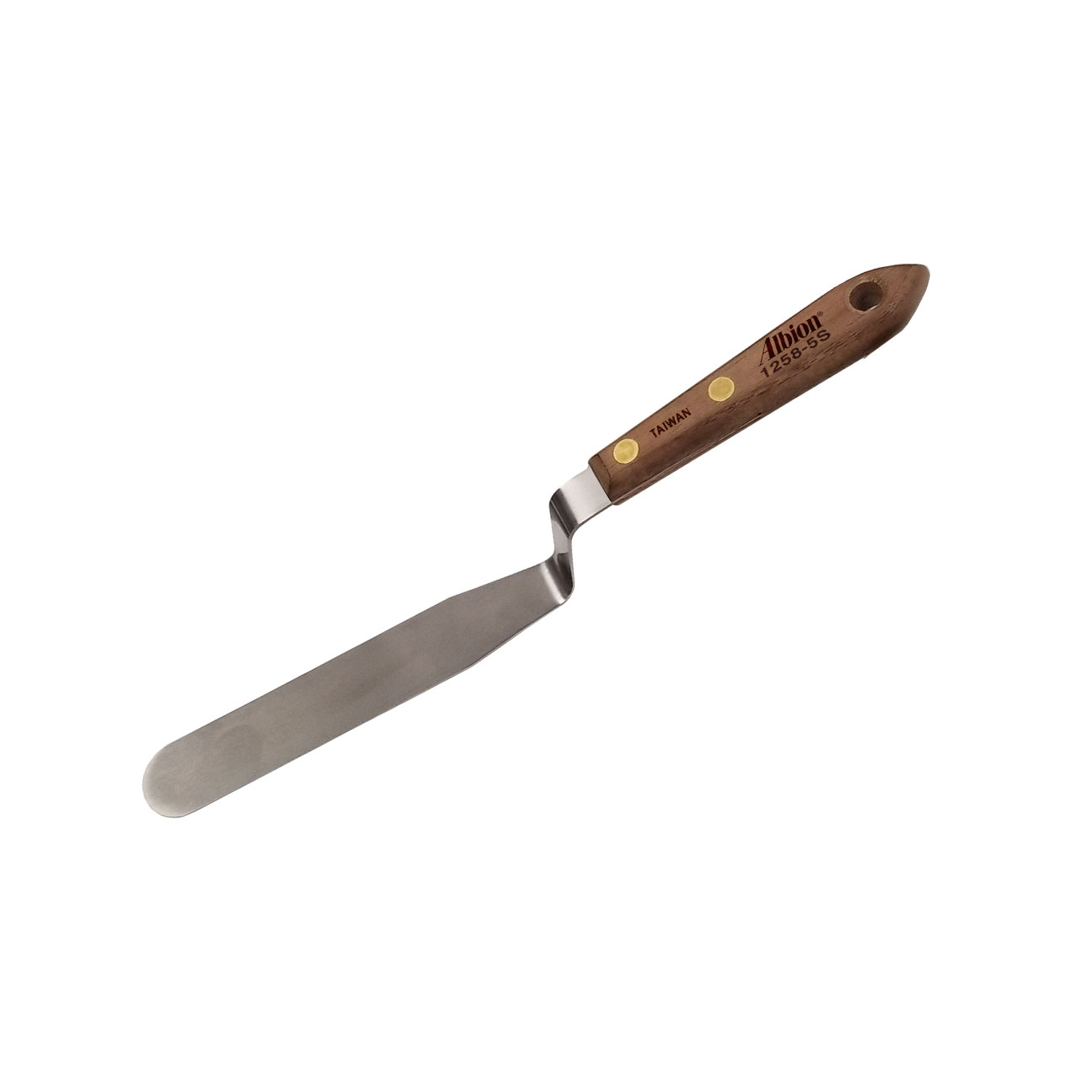 Albion Offset Classic Caulk Tooling Spatula, 7/8 Inch Wide