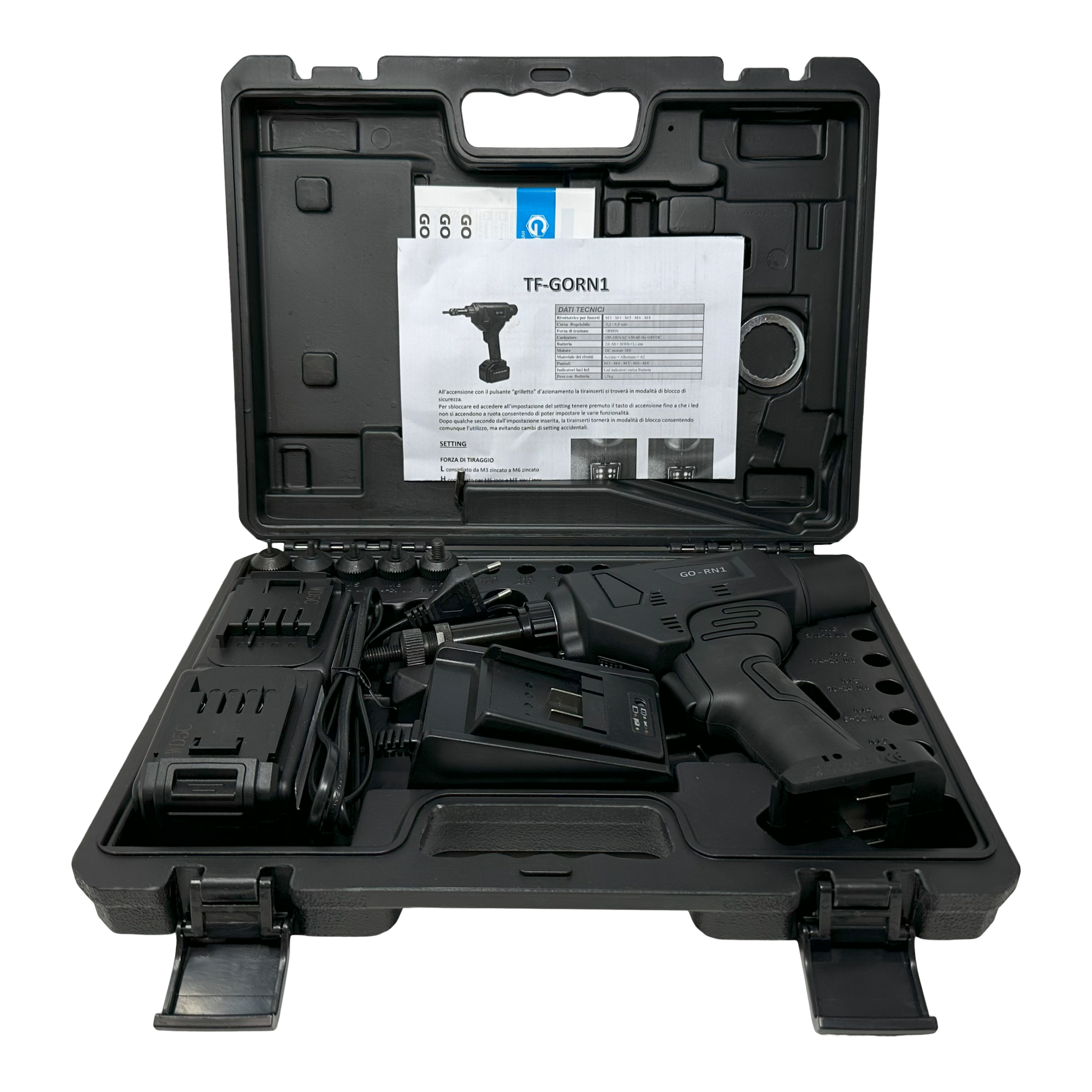 Goebel Deform-nut Riv-Nut Battery Tool GO-RN1
