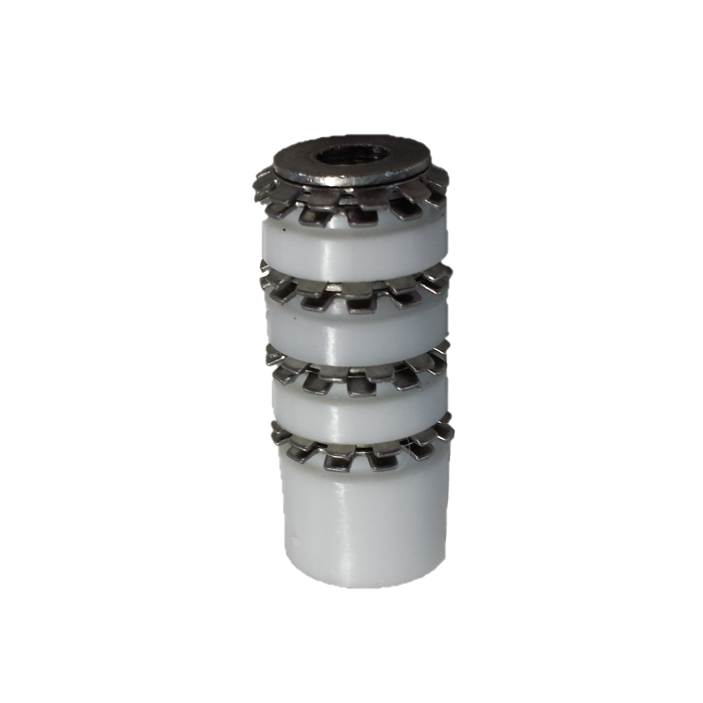 Keep-Nut 8 Crown, Metric 6 Thread, 29mm Height (IM2X4S/M6/H29) - Special Keep-Nut For Thick Stone Panels