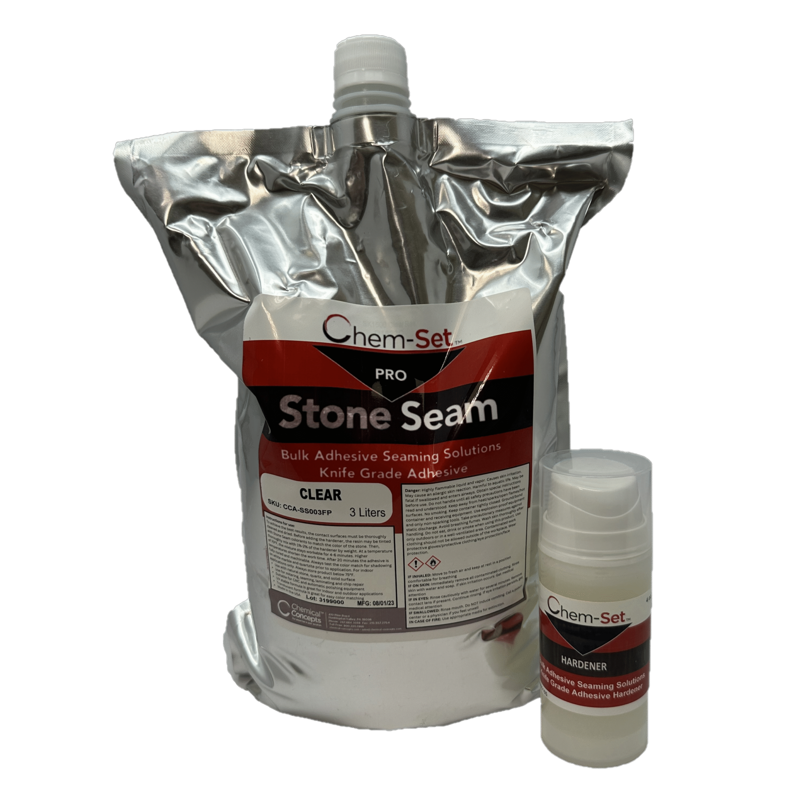 Stone Seam Clear Master Pouch