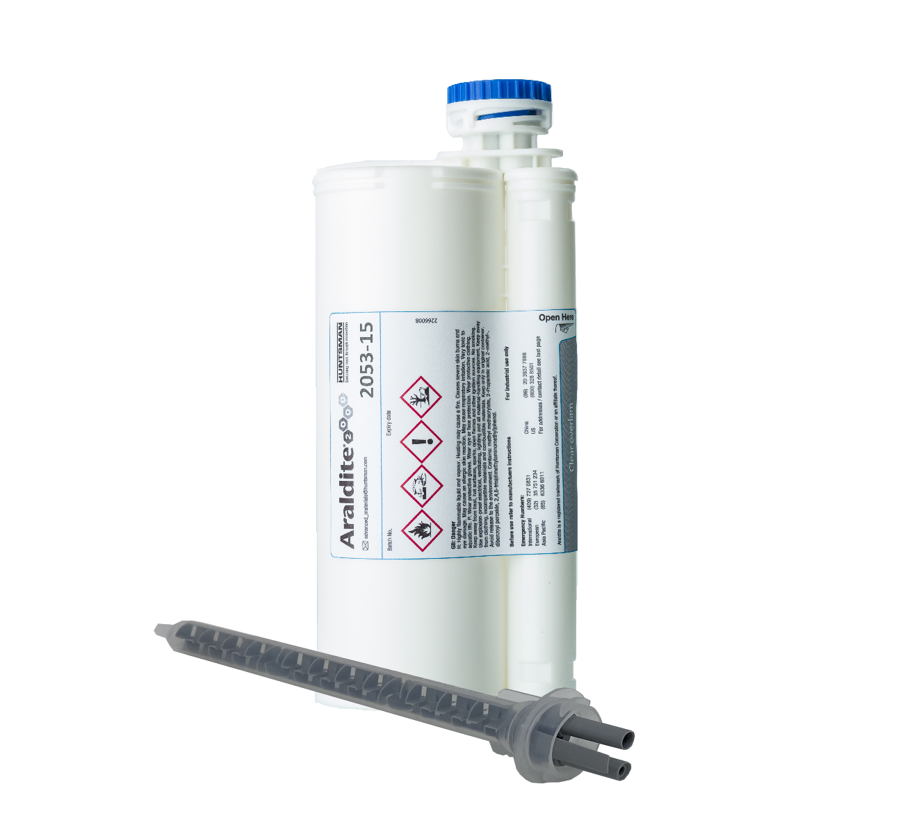 ARALDITE ® 2053-15 15 Minute Acrylic Adhesive - 500 ml Cartridge