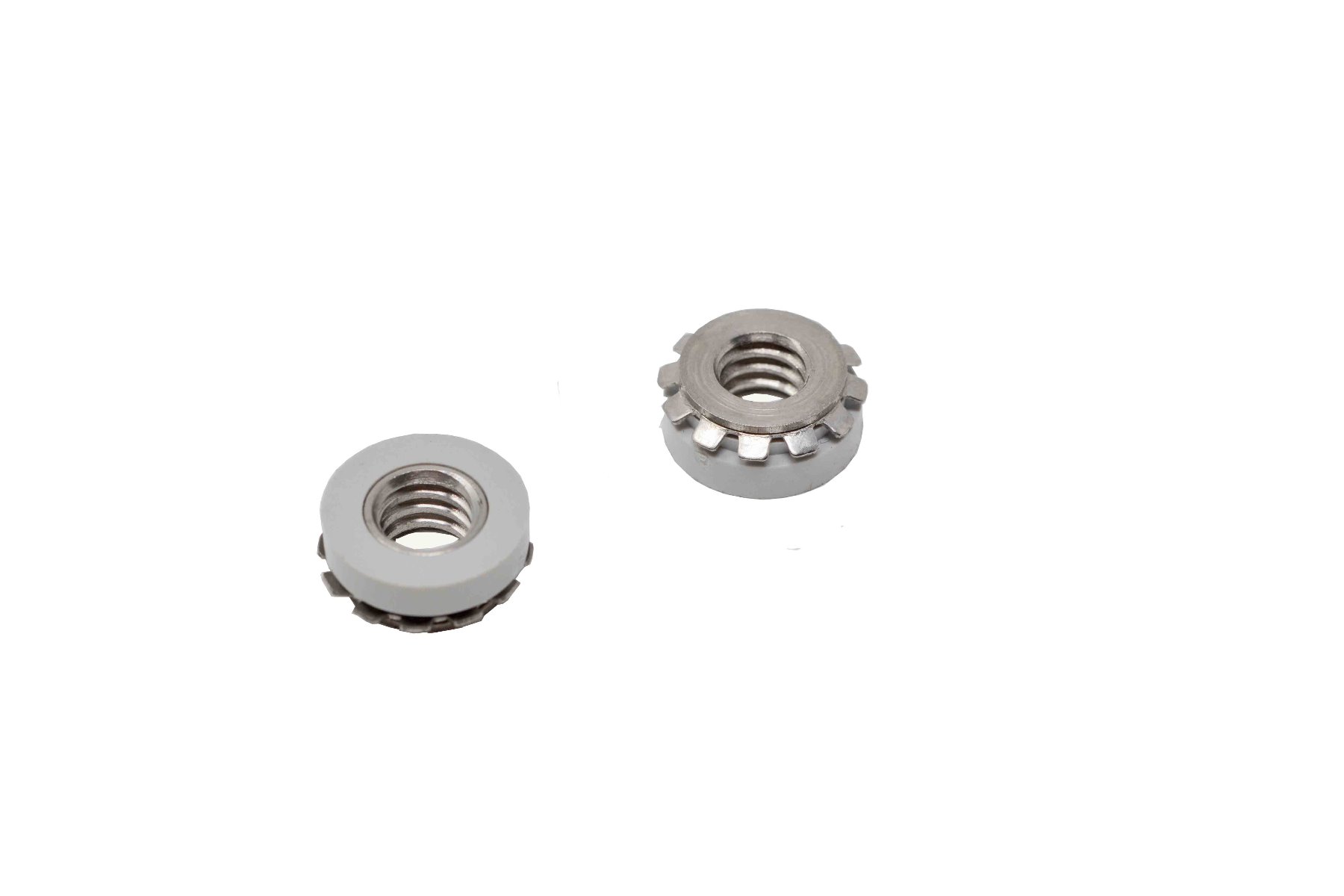 Keep-Nut 1 Crown, Metric 4 Thread, 5mm Height (IM1S/M4/H5)