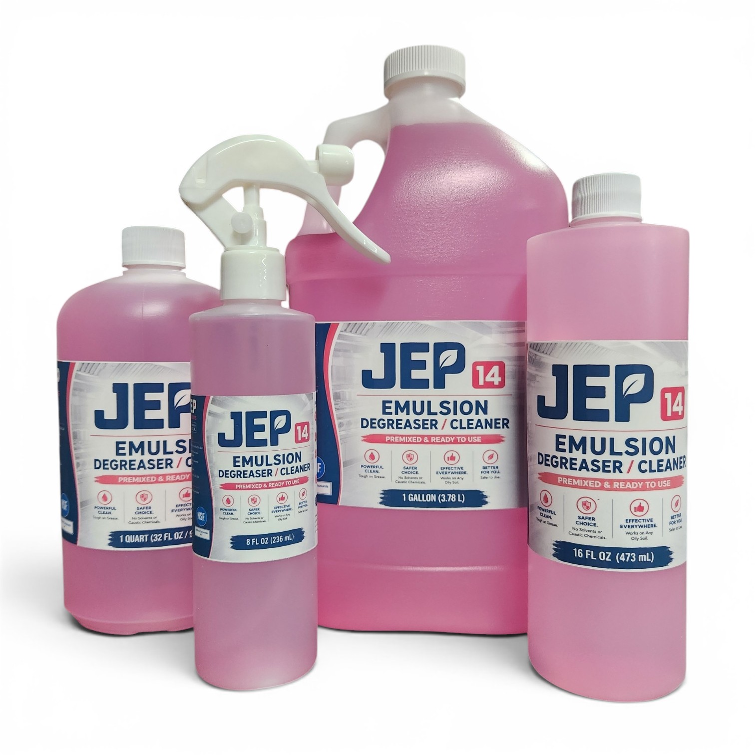 JEP 14 Heavy Duty Degreaser - Emulsifying, Non-Caustic, USDA / NSF A-1, Boeing BSS7432