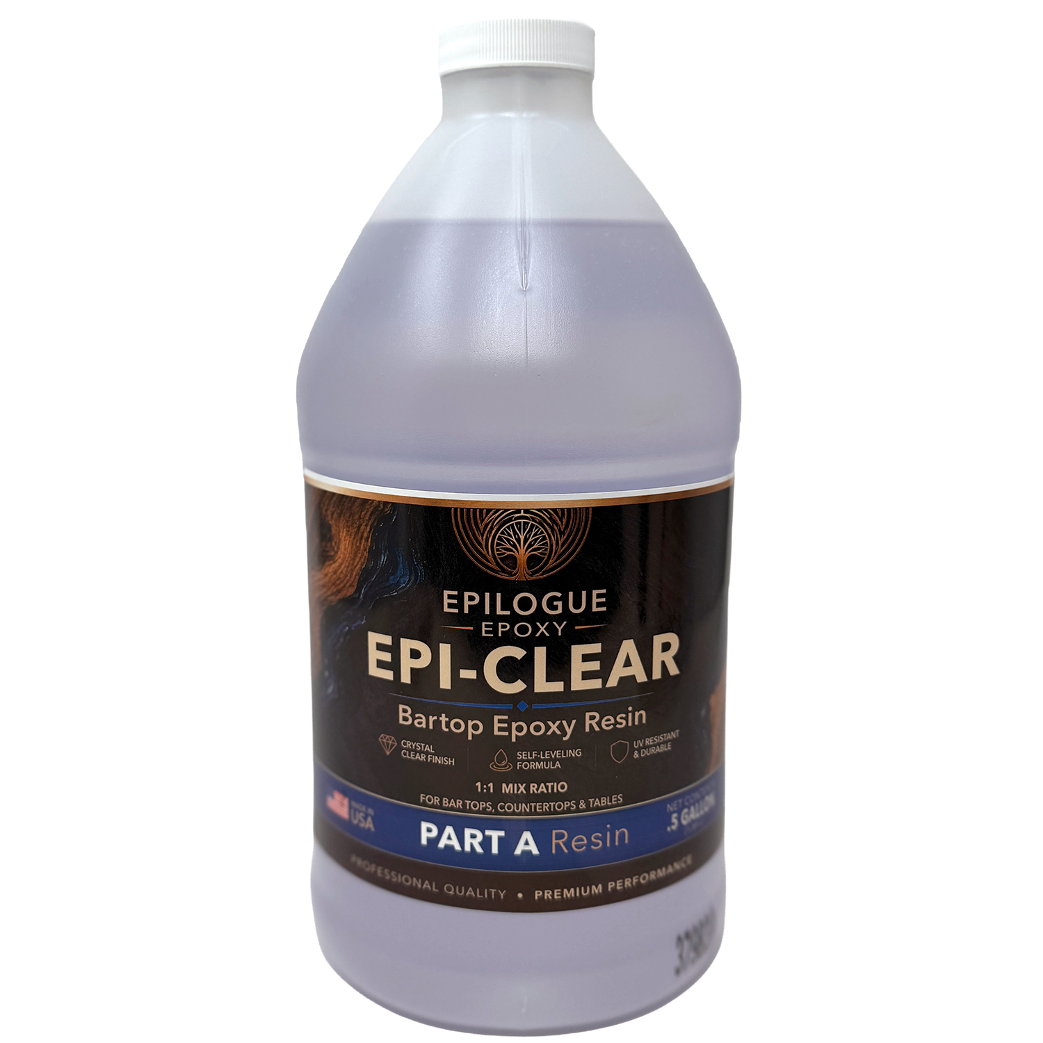 Epilogue Epi-Clear Bartop Resin 1 Gallon Kit