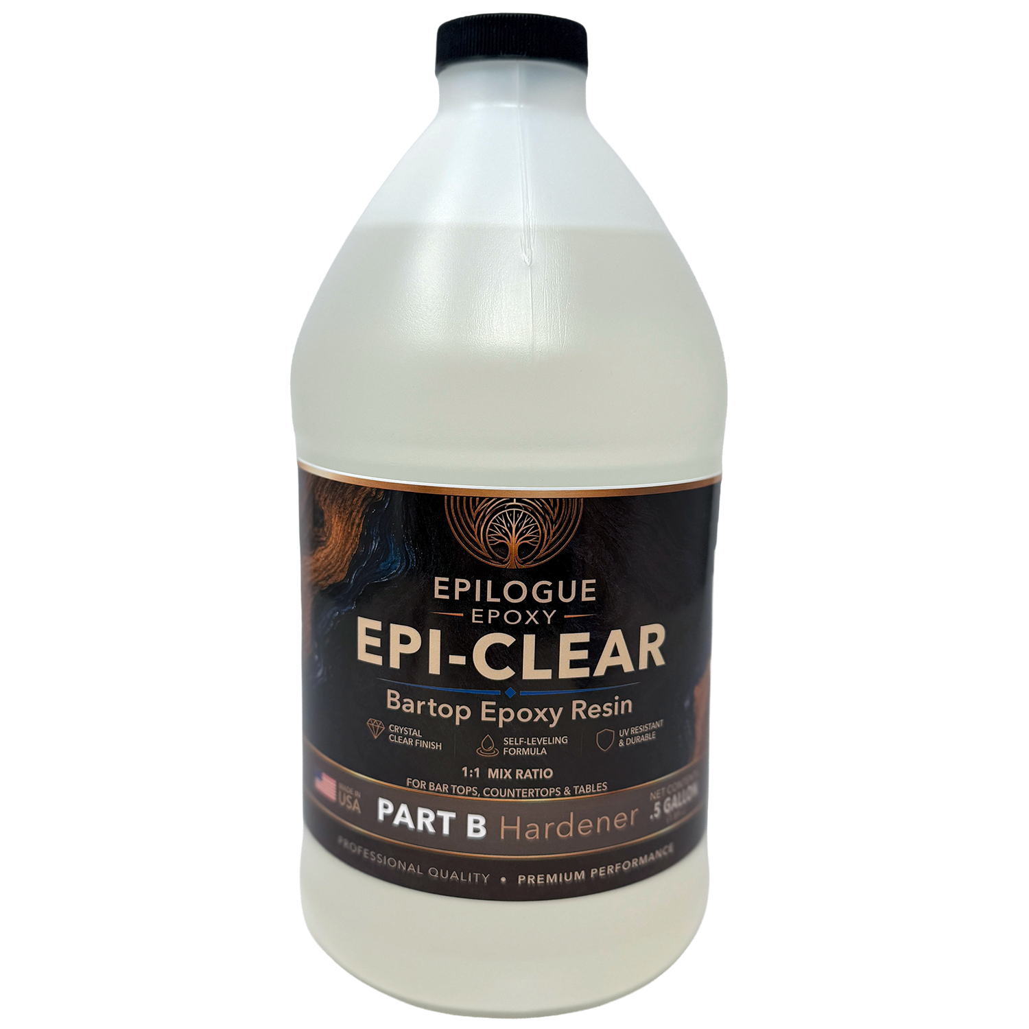 Epilogue Epi-Clear Bartop Resin 1 Gallon Kit
