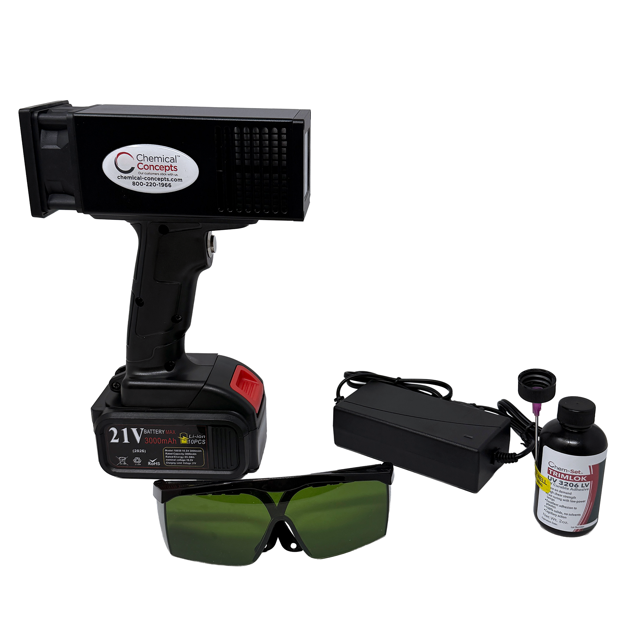 Chem-Set™ TrimLok UV Gun Light Kit