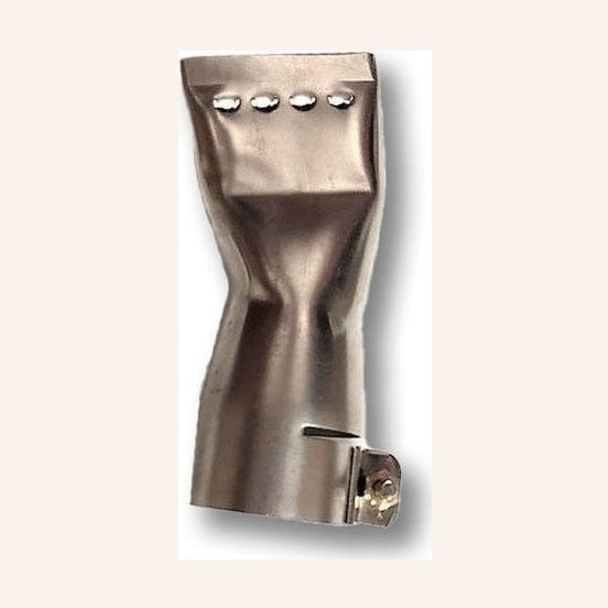 Leister 107.133 Wide Slot Nozzle 40mm Perforated 60-deg Angle