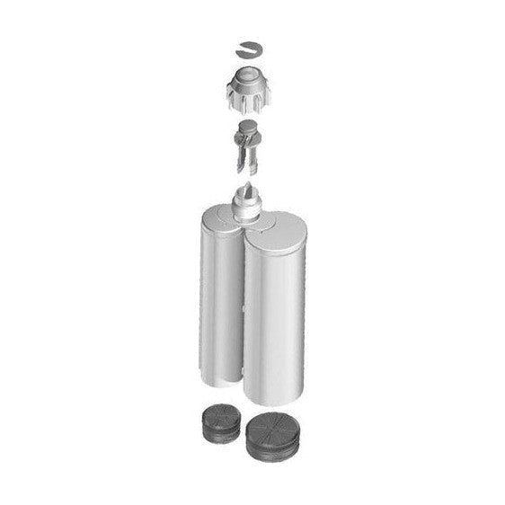 Medmix 200ml C-System Empty 2:1 Ratio 2-Part Cartridges with Pistons & Sealing Caps (AC 200-02-10-01)