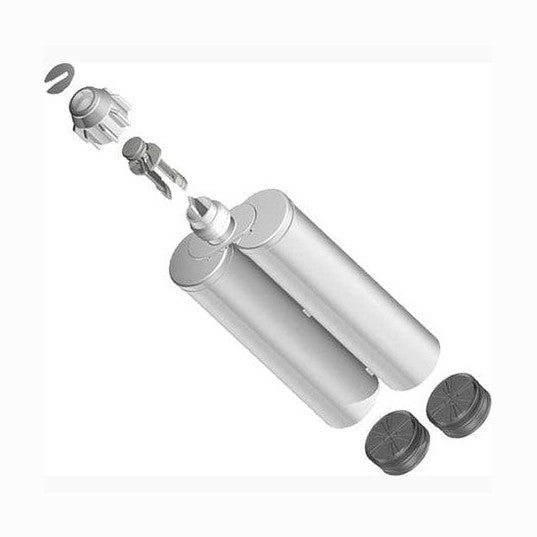 Medmix 200ml C-System Empty 1:1 Ratio 2-Part Cartridges with Pistons & Sealing Caps (AC 200-01-10-01)