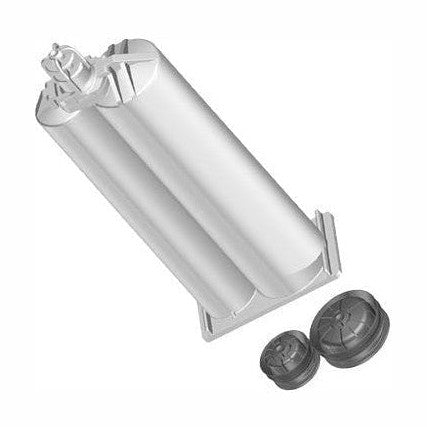 Medmix 50ml A-System Empty 2:1 Ratio 2-Part Cartridges with Pistons & Sealing Caps (AA 050-02-10-01)
