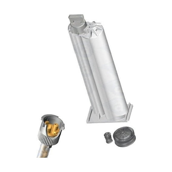 Medmix 50ml B-System Empty 10:1 Ratio 2-Part Cartridges with Pistons & Sealing Caps (AB 050-10-10-01)