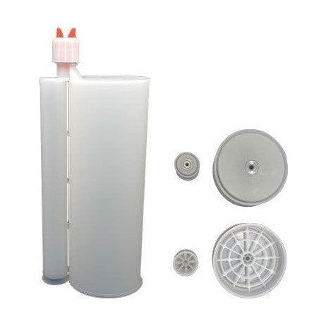 Medmix 825ml J-System Empty 10:1 Ratio 2-Part Cartridges with Pistons & Sealing Caps (AJ 825-10-30-05)