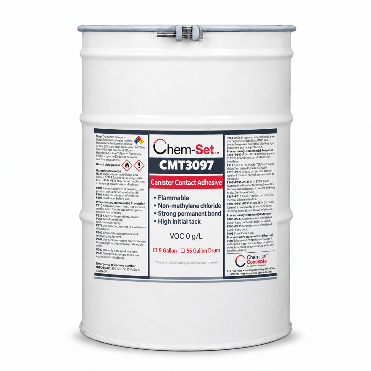 Chem-Set CMT3079 Premium Non-Methylene Chloride Contact Adhesive