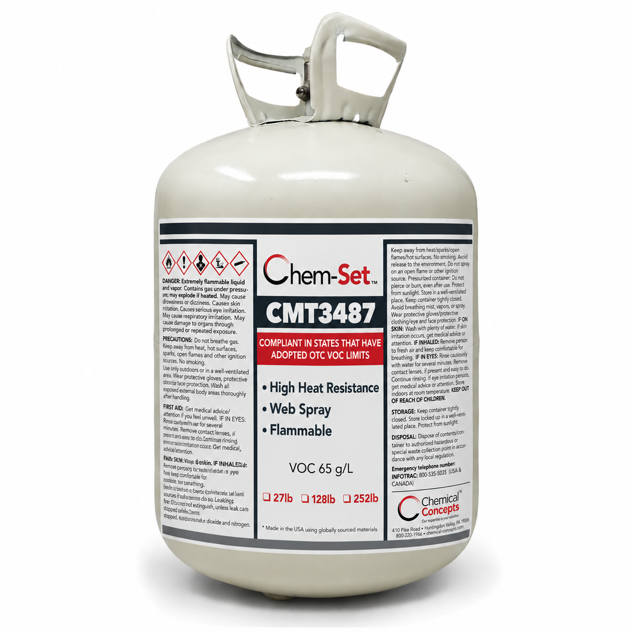 Chem-Set CMT3487 Low-VOC General Purpose Contact Adhesive