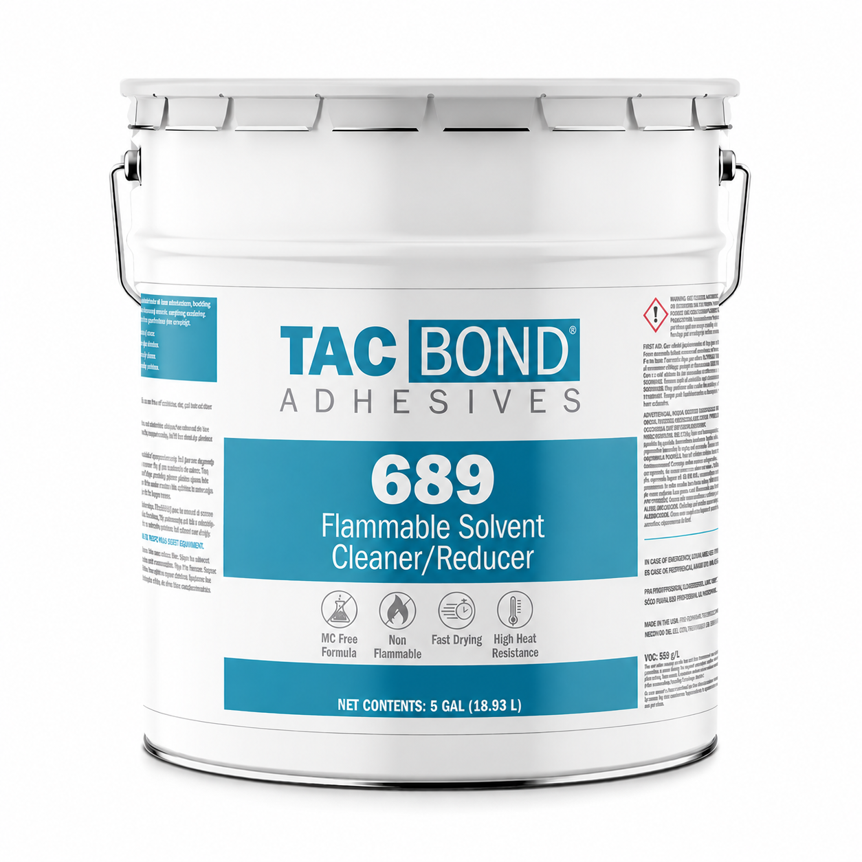 Tacbond 689 Flammable Solvent Cleaner/Reducer