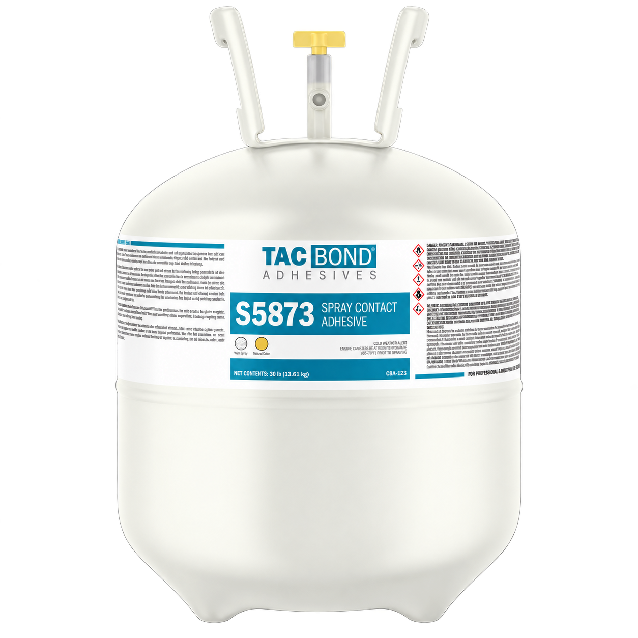 Tacbond S5873 Spray Contact Adhesive, 30 lb Insulation Canister